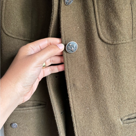 Fossil vintage green military jacket size M - Picture 4 of 8